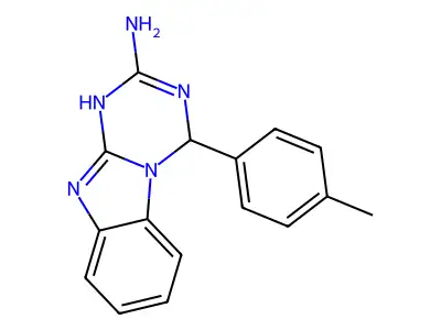 4-(4-Methylphenyl)-1,4-dihydro[1,3,5]triazino[1,2-a]benzimidazol-2-amine structure