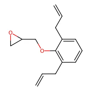 Ether, 2,6-diallylphenyl 2,3-epoxypropyl structure