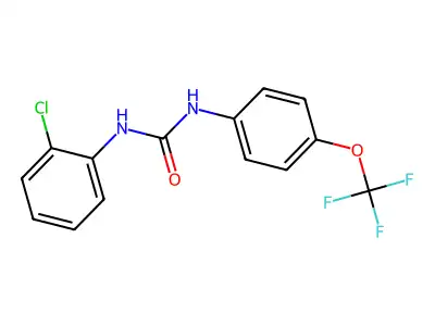 1-(2-Chlorophenyl)-3-[4-(trifluoromethoxy)phenyl]urea structure