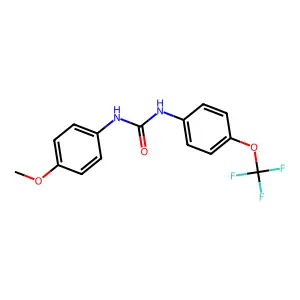 1-(4-Methoxyphenyl)-3-[4-(trifluoromethoxy)phenyl]urea structure
