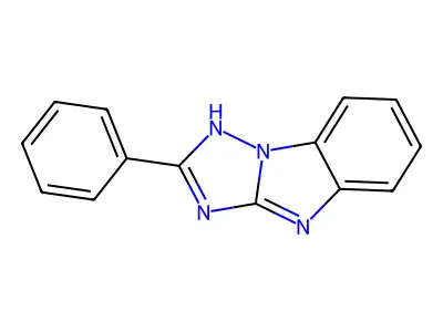 2-phenyl-4H-[1,2,4]triazolo[1,5-a]benzimidazole structure