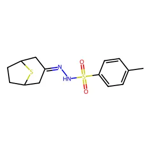 4-Methyl-N'-(8-thiabicyclo[3.2.1]octan-3-ylidene)benzene-1-sulfonohydrazide structure