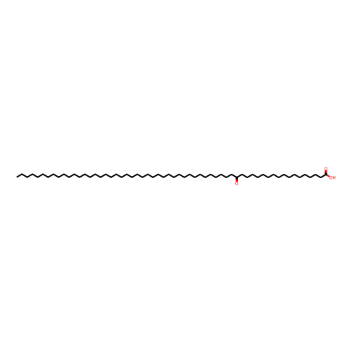 18-Oxohexacontanoic acid structure