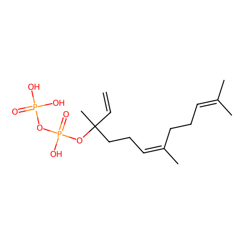 Nerolidyl pyrophosphate, (6Z)-(+/-)- structure