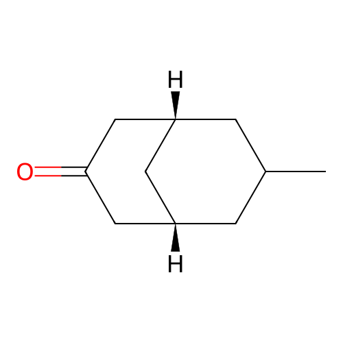 (1R,5S)-7-methylbicyclo[3.3.1]nonan-3-one structure