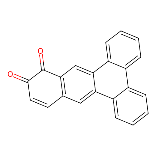 Benzo(b)triphenylene-10,11-dione structure