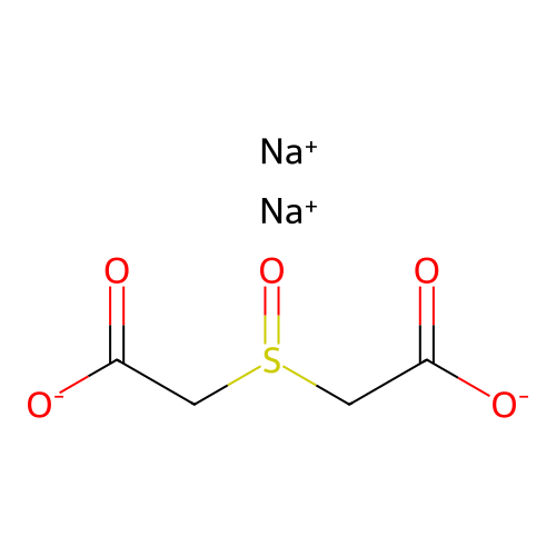 Disodium 2,2'-sulphinylbisacetate structure