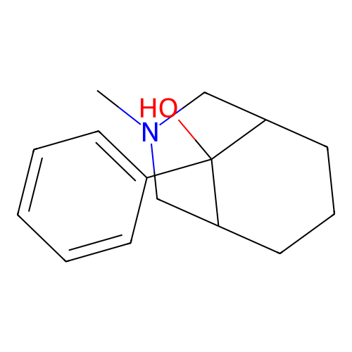 3-Methyl-9-phenyl-3-azabicyclo[3.3.1]nonan-9-ol structure
