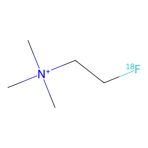 (18F)Fluorocholine structure