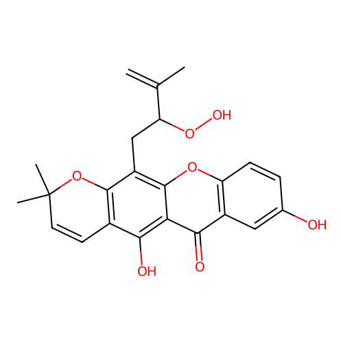 Brasixanthone C structure