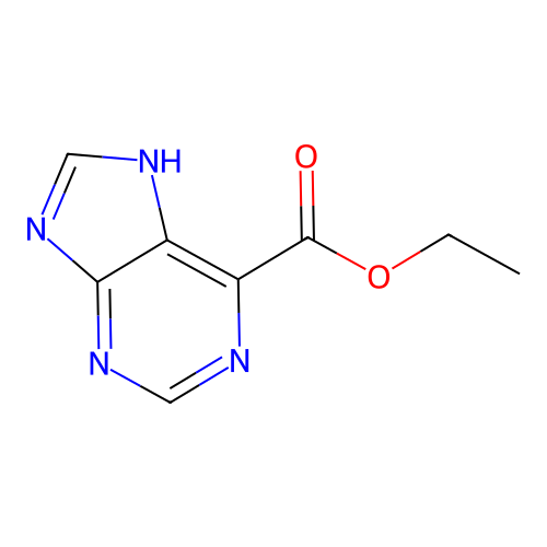 Ethyl 7H-purine-6-carboxylate structure