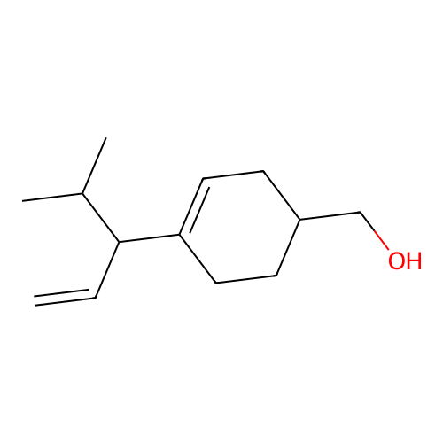 (4-(4-Methylpent-1-en-3-yl)cyclohex-3-en-1-yl)methanol structure