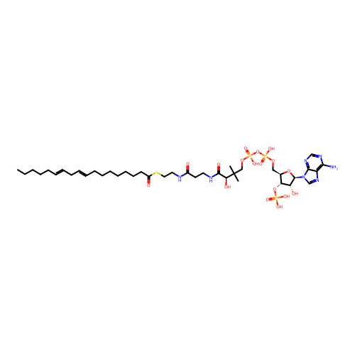 Linoleoyl-coenzyme A structure