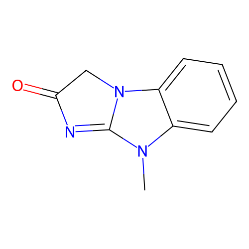 9-methyl-3H-imidazo[1,2-a]benzimidazol-2(9H)-one structure