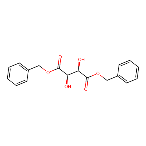L-Tartaric Acid Dibenzyl Ester structure