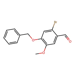 4-Benzyloxy-2-bromo-5-methoxy-benzaldehyde structure