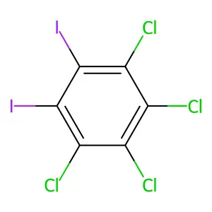 Tetrachloro-1,2-diiodobenzene structure