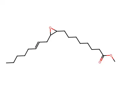 Methyl 9,10-epoxy-12-octadecenoate structure