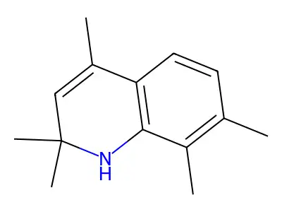 2,2,4,7,8-Pentamethyl-1,2-dihydroquinoline structure