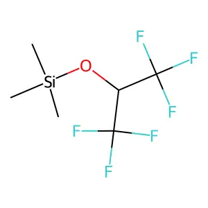 [(1,1,1,3,3,3-Hexafluoropropan-2-yl)oxy](trimethyl)silane structure