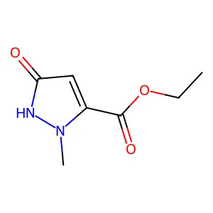 Ethyl 2-methyl-5-oxo-2,5-dihydro-1H-pyrazole-3-carboxylate structure