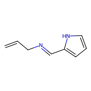 N-prop-2-enyl-1-(1H-pyrrol-2-yl)methanimine structure