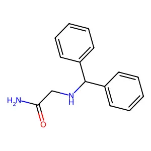 N²-(二苯甲基)甘氨酰胺 structure