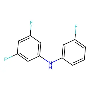 3,5-difluoro-N-(3-fluorophenyl)aniline structure