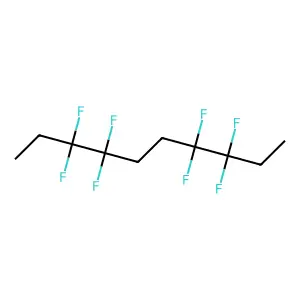 3,3,4,4,7,7,8,8-Octafluorodecane structure