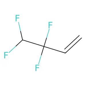 3,3,4,4-Tetrafluoro-1-butene structure