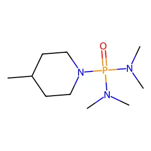 N,N,N',N'-Tetramethyl-P-(4-methylpiperidin-1-yl)phosphonic diamide structure