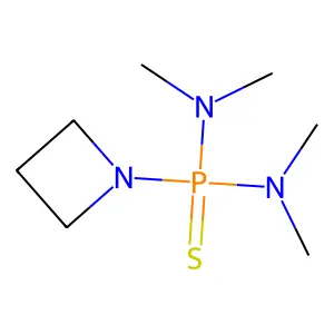 P-Azetidin-1-yl-N,N,N',N'-tetramethylphosphonothioic diamide structure
