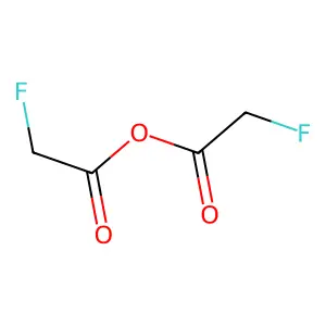 Acetic acid, 2-fluoro-, 1,1'-anhydride structure