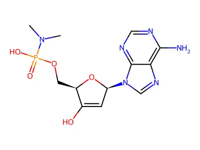 5,6-二氢青霉酸 structure