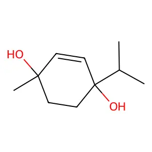1-Methyl-4-(propan-2-yl)cyclohex-2-ene-1,4-diol structure