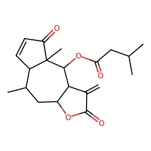 6-O-Isovalerylbutyrylhelenalin structure