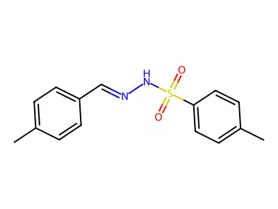 4-methyl-N-(p-tolylmethyleneamino)benzenesulfonamide structure