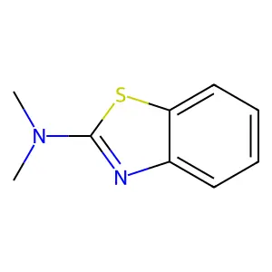 N,N-二甲基-2-苯并噻唑胺 structure