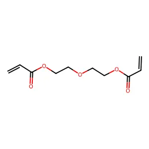 Diethylene glycol diacrylate structure