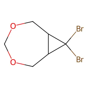 8,8-Dibromo-3,5-dioxabicyclo[5.1.0]octane structure