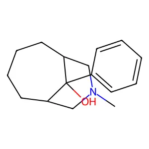 8-Azabicyclo[4.3.1]decan-10-ol, 8-methyl-10-phenyl- structure
