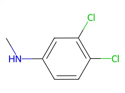 3,4-Dichloro-N-methylaniline structure