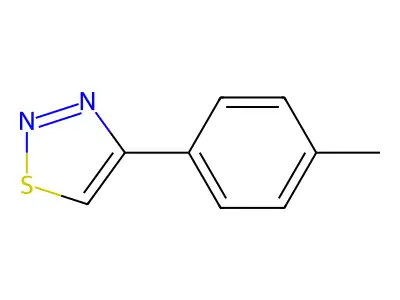 4-(4-Methylphenyl)-1,2,3-thiadiazole structure