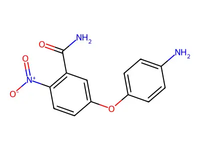 5-(4-Aminophenoxy)-2-nitrobenzamide structure