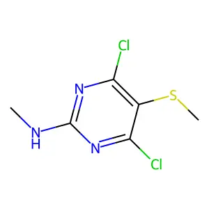 4,6-dichloro-N-methyl-5-(methylsulfanyl)-2-pyrimidinamine structure