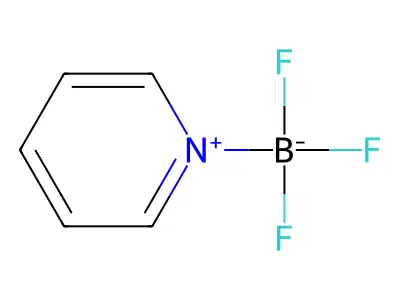 Trifluoro(pyridine)boron structure