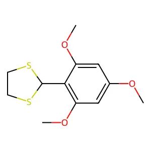 2-(2,4,6-三甲氧基苯基)-1,3-二硫杂环戊烷 structure
