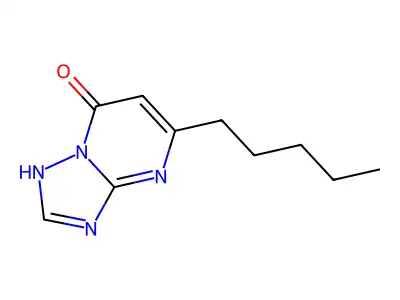 5-Pentyl[1,2,4]triazolo[1,5-a]pyrimidin-7(1H)-one structure
