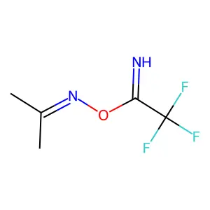 Propan-2-oxim-O-(2,2,2-trifluor-imido-acetat) structure