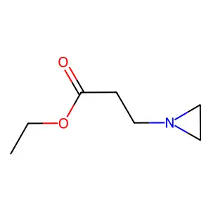 Ethyl 1-aziridinepropionate structure